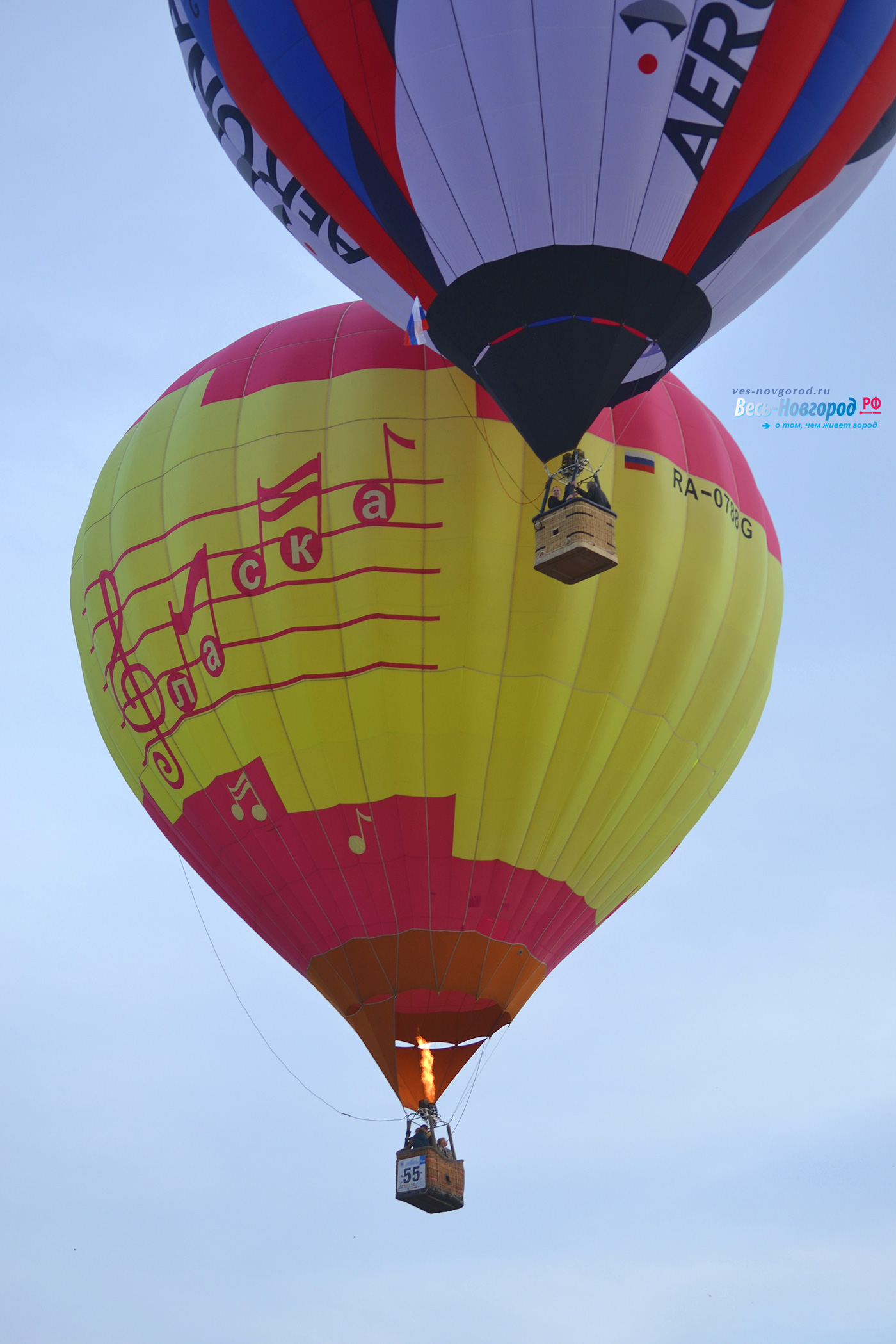 Воздушные шары в Великом Новгороде