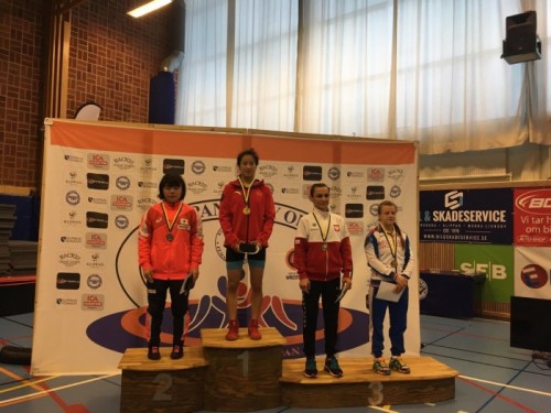 Новгородка стала бронзовым призером международного женского турнира по вольной борьбе Klippan Lady Open.