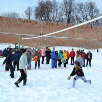 Волейбол на снегу 4