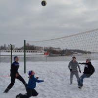 Волейбол на снегу 2